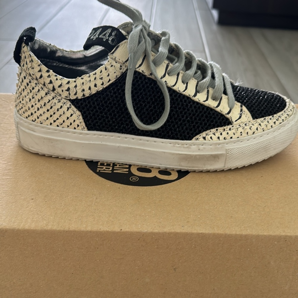 P448 Soho Python Black White Sneaker - image 8